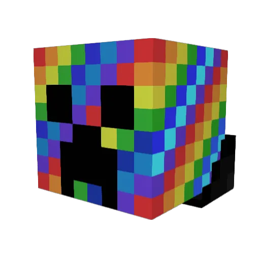 juurrnnzzz Minecraft avatar head, 3D render