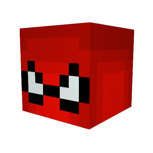 juustopek0ni Minecraft avatar head, 3D render
