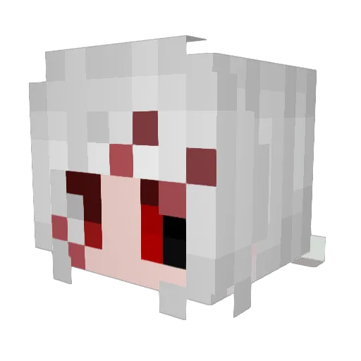 juuzo555 Minecraft avatar head, 3D render