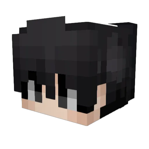 juvistr Minecraft avatar head, 3D render