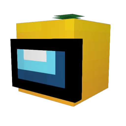juwulies Minecraft avatar head, 3D render