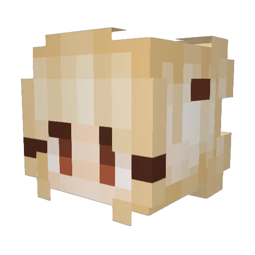 juyeong02 Minecraft avatar head, 3D render