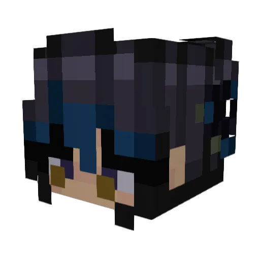 juz_cookies Minecraft avatar head, 3D render
