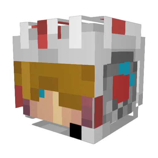 jvail21 Minecraft avatar head, 3D render