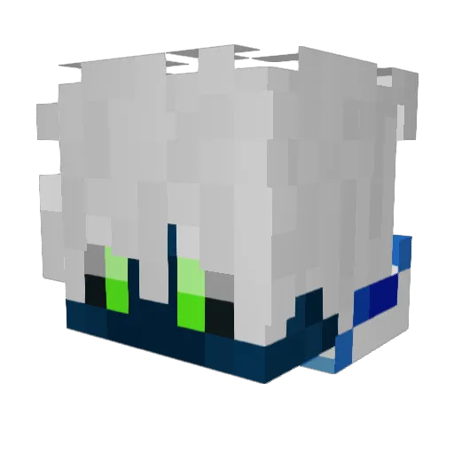 jvcgaming7 Minecraft avatar head, 3D render
