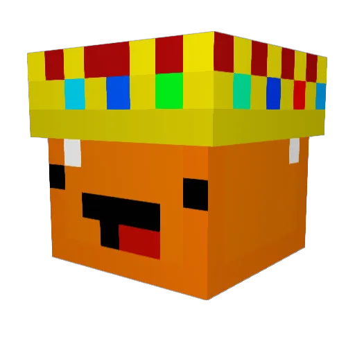 jvcklcvk Minecraft avatar head, 3D render