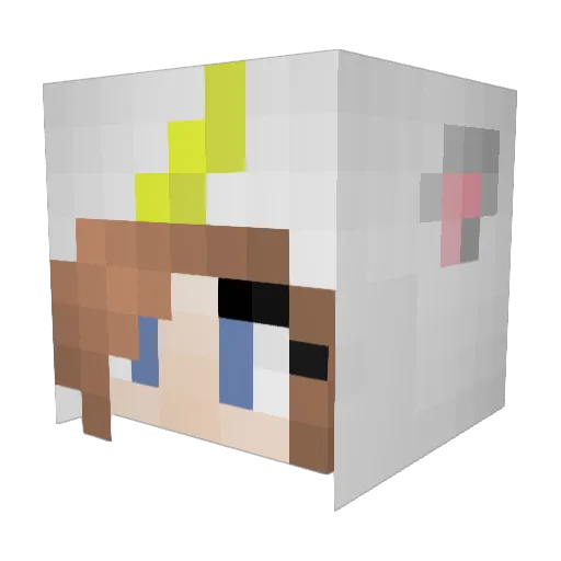 jvdunphy Minecraft avatar head, 3D render