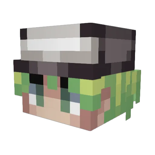 jvgsb25 Minecraft avatar head, 3D render