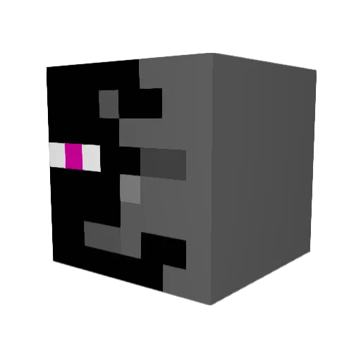 jvly Minecraft avatar head, 3D render