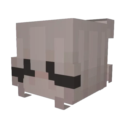 jvlya Minecraft avatar head, 3D render