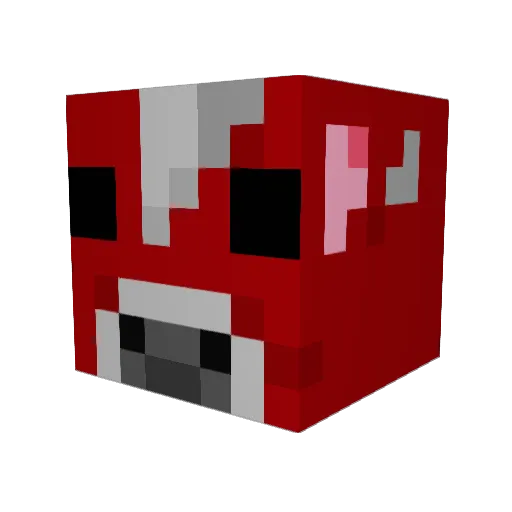 jvp119 Minecraft avatar head, 3D render