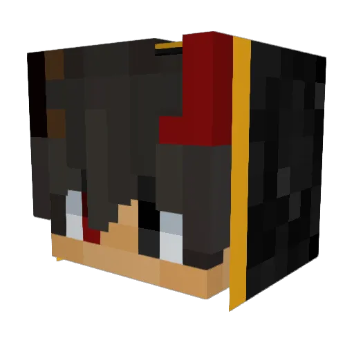 jvras Minecraft avatar head, 3D render