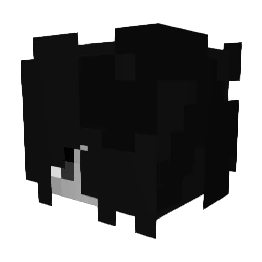 jvstlokey Minecraft avatar head, 3D render