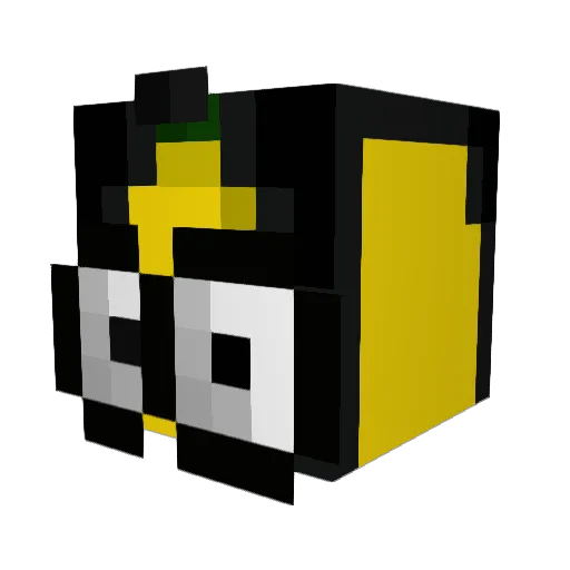 jw0001 Minecraft avatar head, 3D render