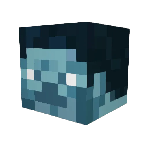 jw0ef Minecraft avatar head, 3D render