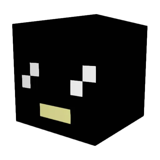 jw110505 Minecraft avatar head, 3D render