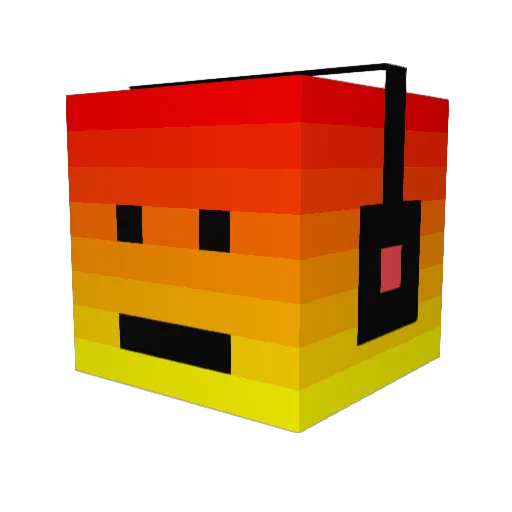 jwacky6 Minecraft avatar head, 3D render