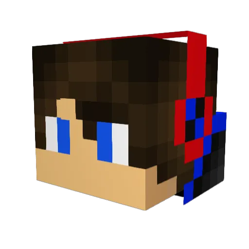 jwal25 Minecraft avatar head, 3D render