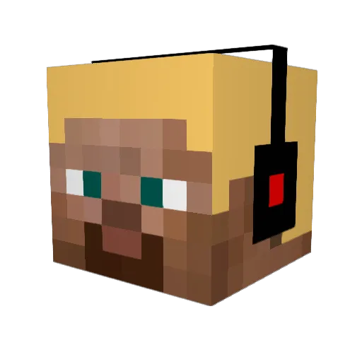jwchjr139 Minecraft avatar head, 3D render