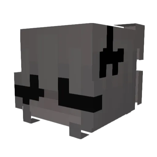 jwckie Minecraft avatar head, 3D render