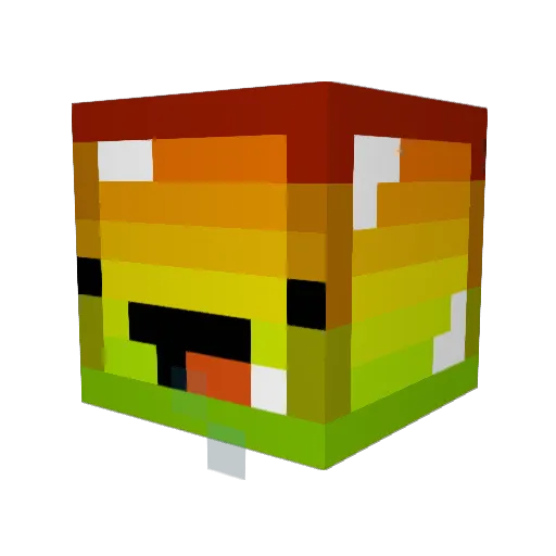 jwjw12 Minecraft avatar head, 3D render