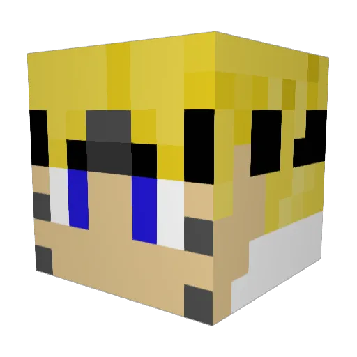 jwjw514 Minecraft avatar head, 3D render
