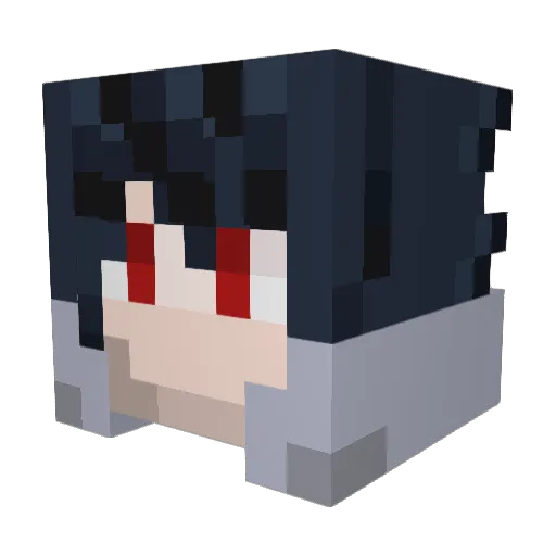 jwookie12 Minecraft avatar head, 3D render