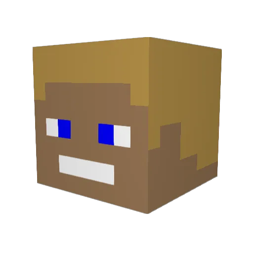 jwrambo3000 Minecraft avatar head, 3D render