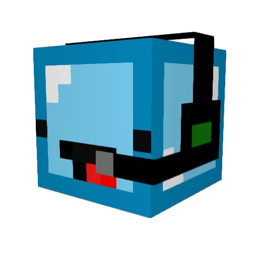 jwzboss Minecraft avatar head, 3D render