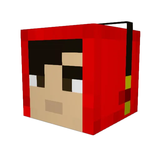 jx4hawk Minecraft avatar head, 3D render