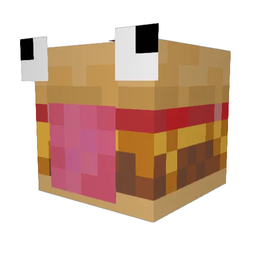 jxXNNIS Minecraft avatar head, 3D render