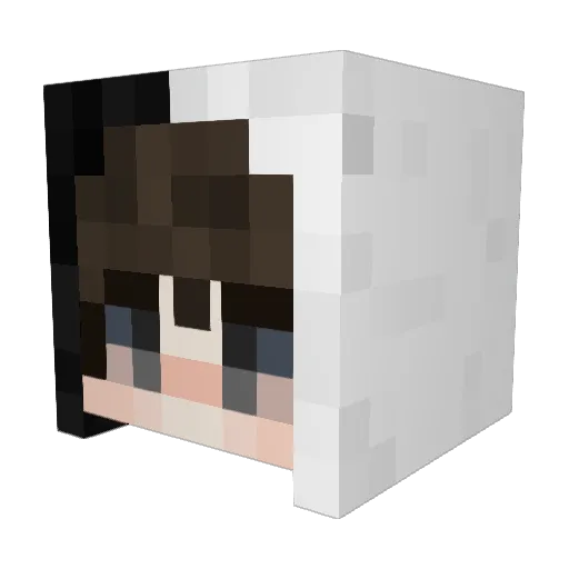 jx_y Minecraft avatar head, 3D render