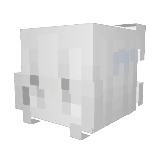 jxlxxx Minecraft avatar head, 3D render