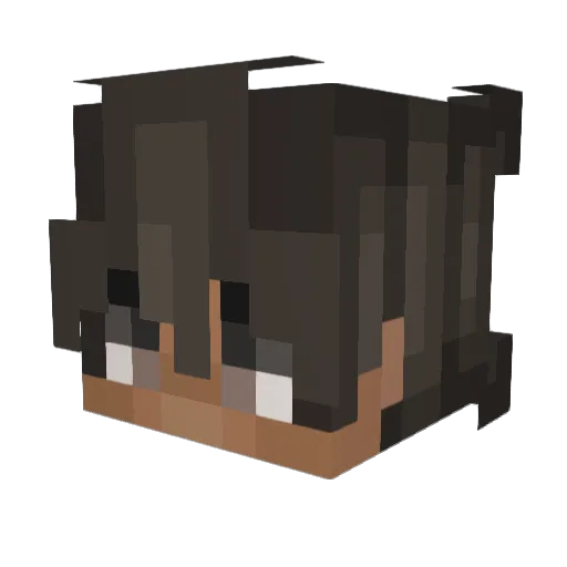 jxmix27 Minecraft avatar head, 3D render