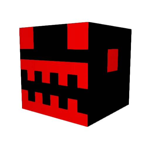 jxpstpy Minecraft avatar head, 3D render