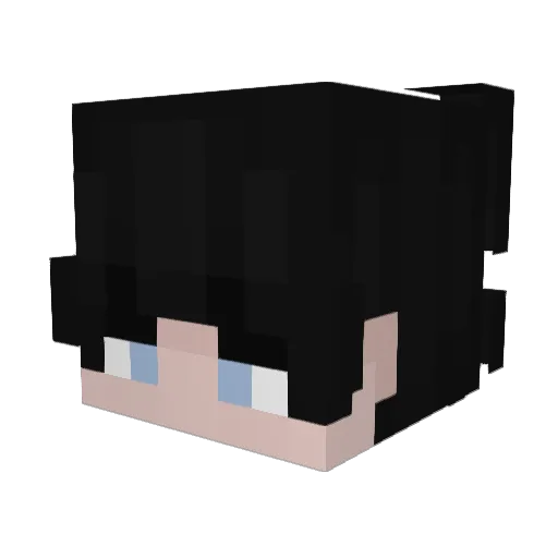 jxrcd Minecraft avatar head, 3D render