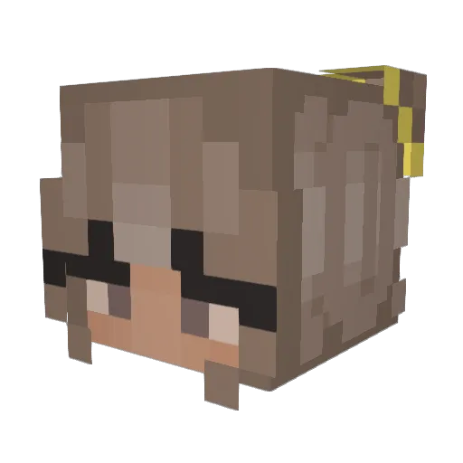 jxstme_666 Minecraft avatar head, 3D render