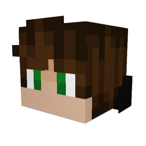 jxylannn Minecraft avatar head, 3D render