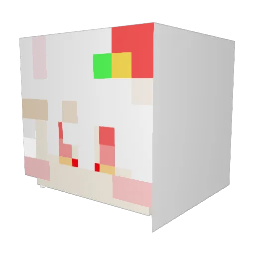 jy1122 Minecraft avatar head, 3D render