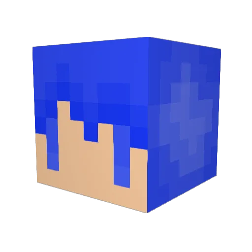 jyerurin Minecraft avatar head, 3D render