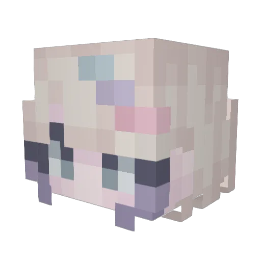 jygttgyy Minecraft avatar head, 3D render