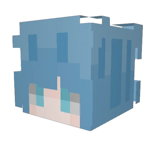 jykim58 Minecraft avatar head, 3D render