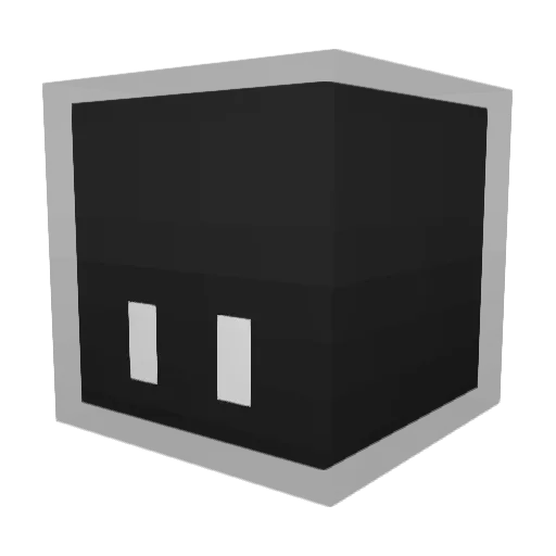 jynina Minecraft avatar head, 3D render