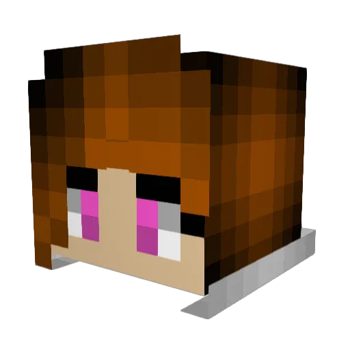 jyo_shin Minecraft avatar head, 3D render