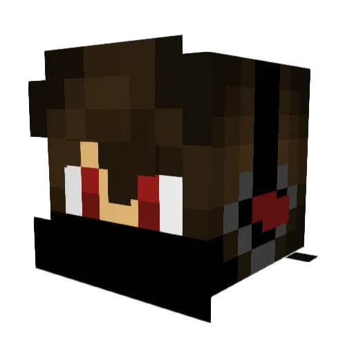 jyrixfin Minecraft avatar head, 3D render