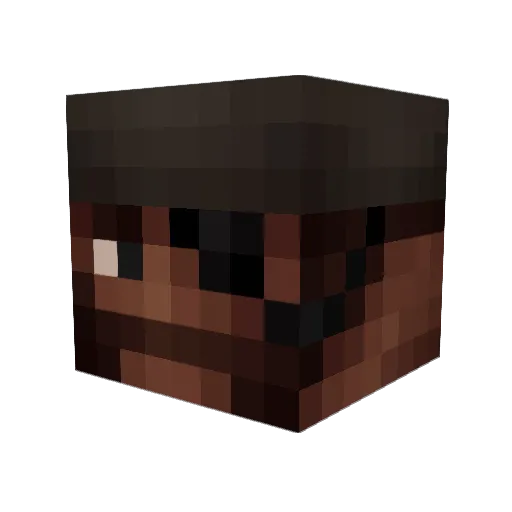 jyroman91 Minecraft avatar head, 3D render