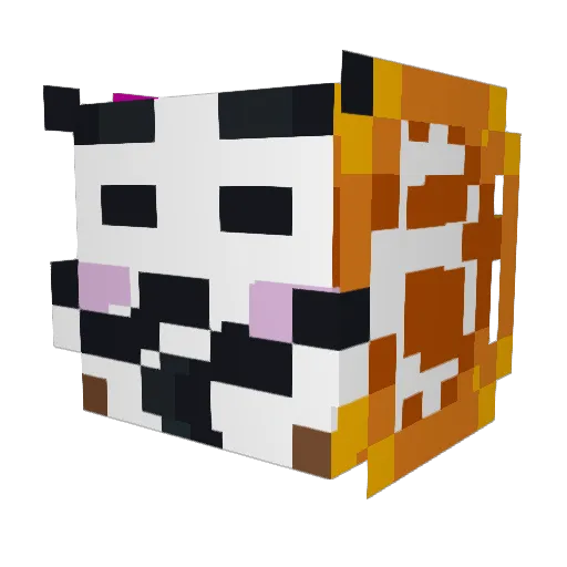 jysi Minecraft avatar head, 3D render