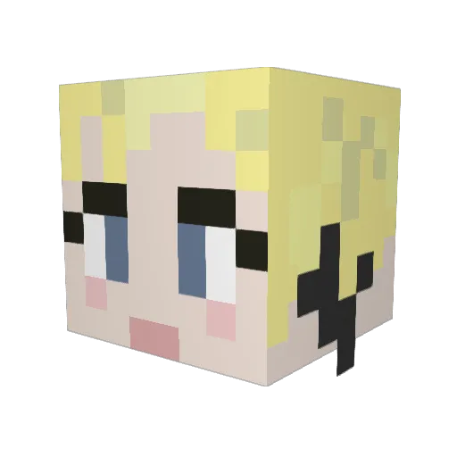 jyun0921 Minecraft avatar head, 3D render