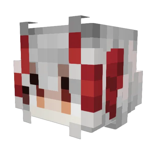 jyw07 Minecraft avatar head, 3D render