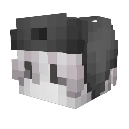 jzrexistz Minecraft avatar head, 3D render